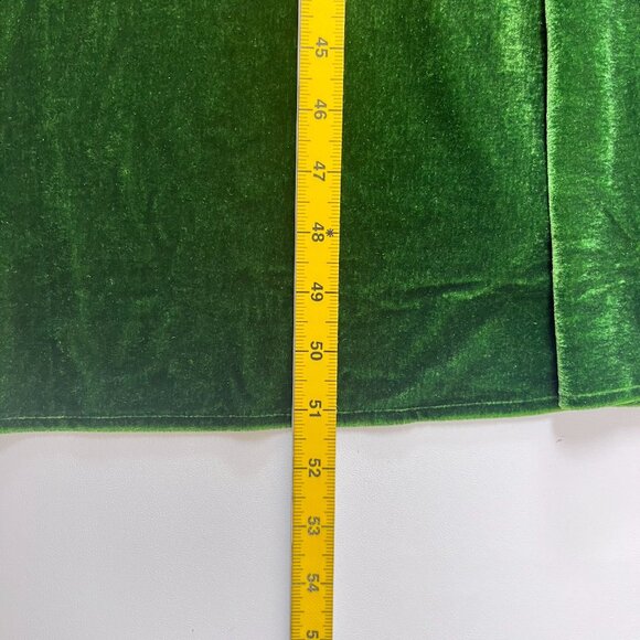 NWOT Reformation Merel Velvet Midi Dress In Green Velvet Size M - Picture 13 of 14